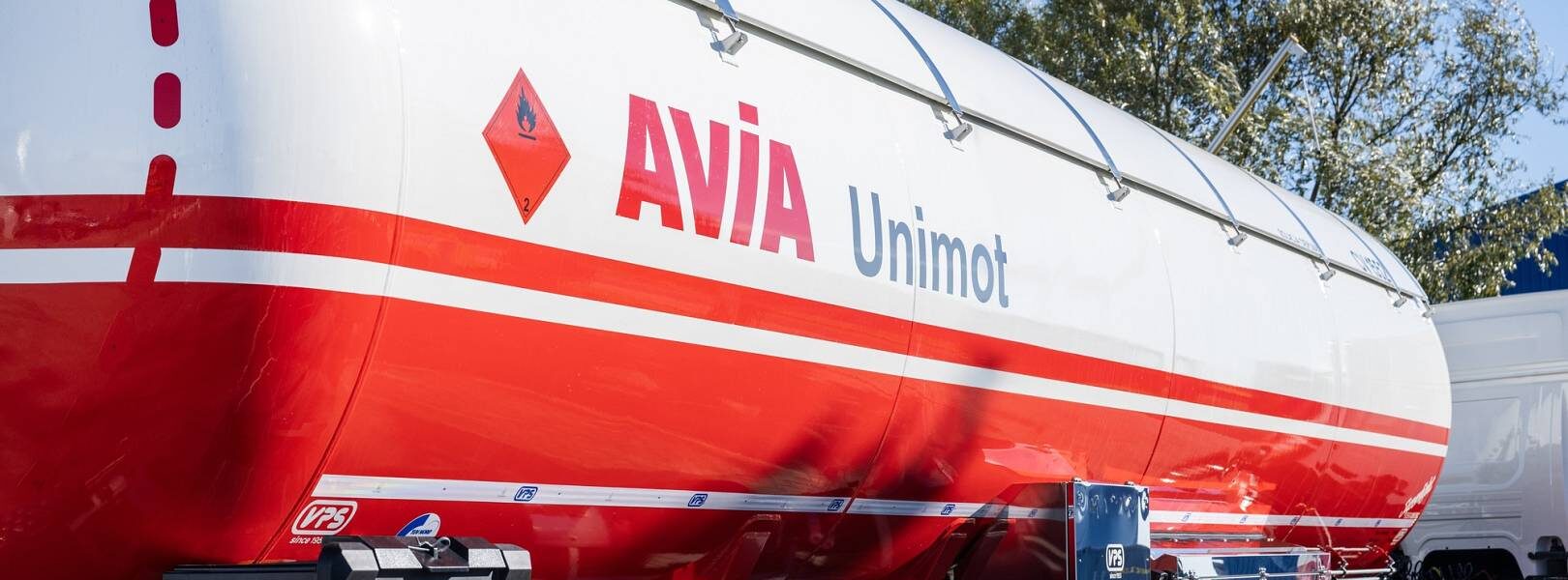 Autocysterna transportująca paliwo